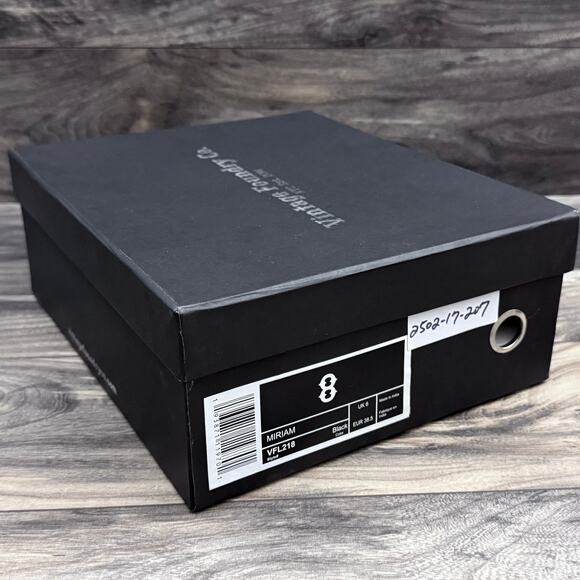 NIB Vintage Foundry Miriam 8 38.5 Black Suede Leather Moto Boots Booties - Picture 12 of 13